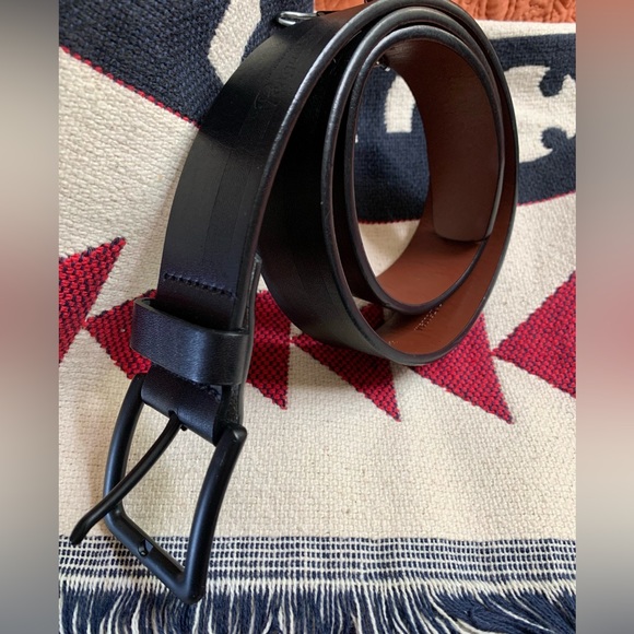 🧿NWT ORIGINAL PENGUIN Full Grain Cowhide Leather Black Dress Belt🧿#PENGUIN - Picture 2 of 14